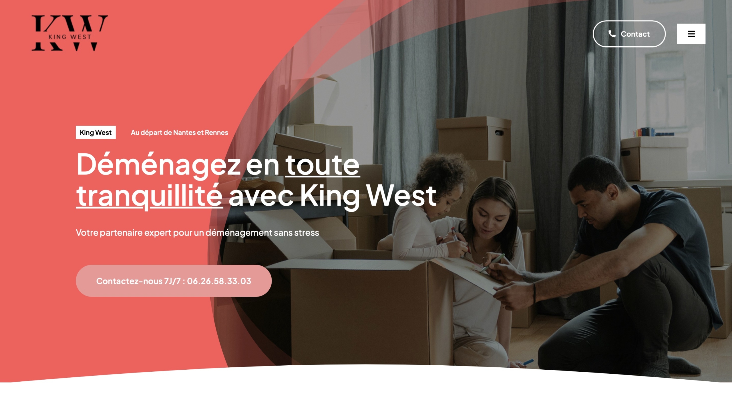 Déménageur Nantes, Rennes, King West